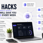 Professional using AI tools to automate daily work and improve productivity